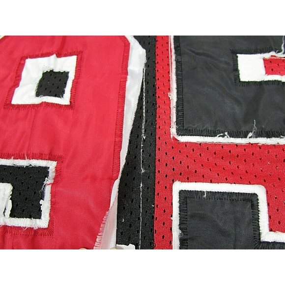 Vintage NEW YORK #95 Legendary Classic Red Black Jersey Size XL X-Large Frayed - Picture 11 of 11